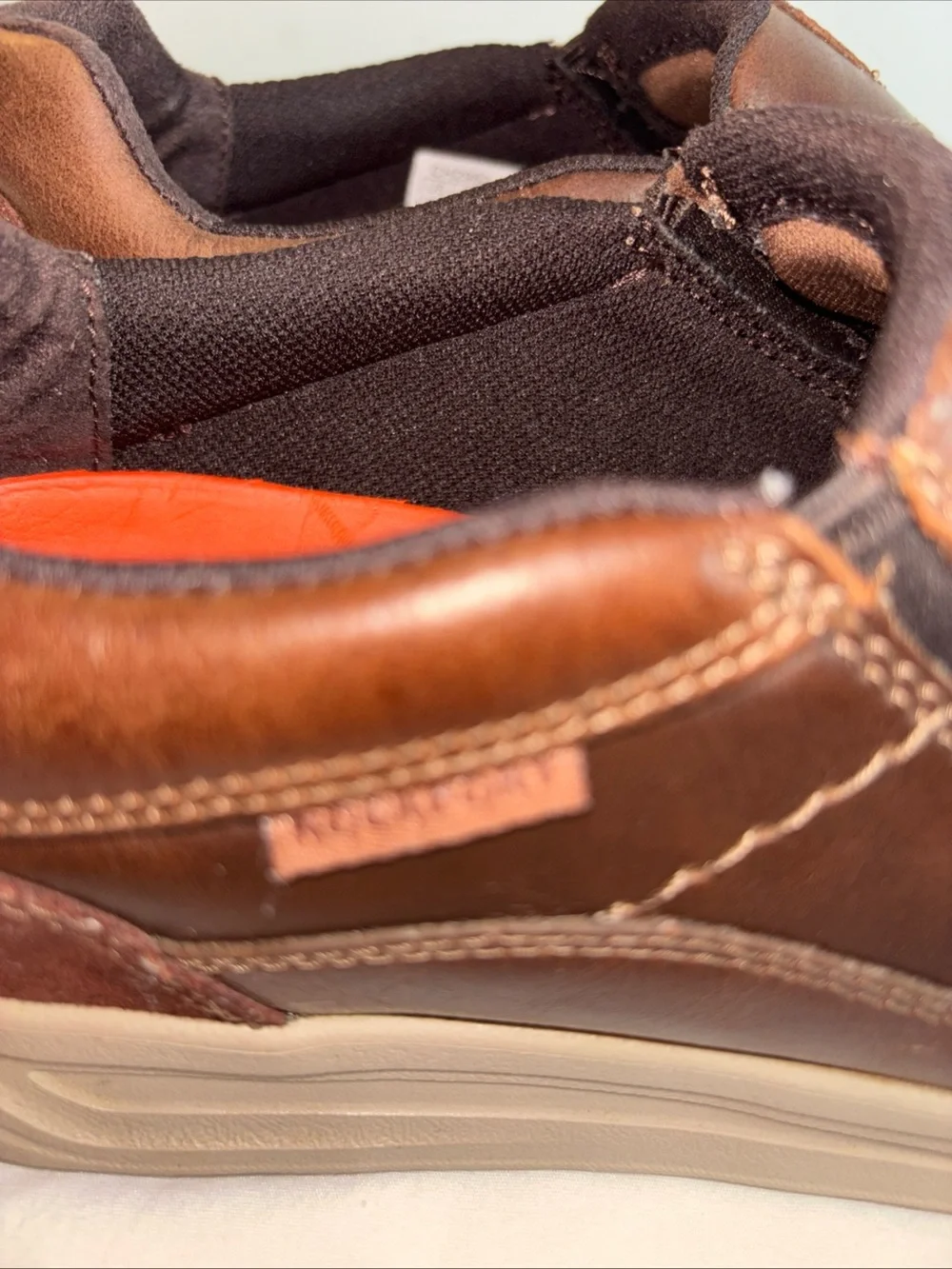 Rockport Men’s Brown Slip-On Leather Casual Shoe. 7/24